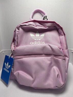 Adidas Mini Backpack Orchid Pink Trefoil Logo NWT Small Bag